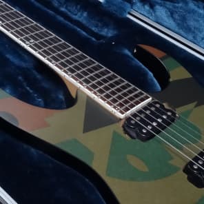 Ibanez JPM P4 John Petrucci! Picasso Collectable Art Work Camo Colors image 6