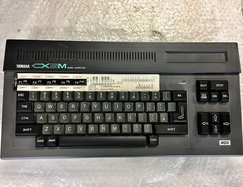 VINTAGE: Yamaha CX5M music computer and YK10 keyboard 1985  + extras image 1