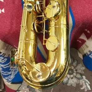 H Couf Superba II Low Bb Baritone Saxophone Gold Lacquer(Keilworth) image 3