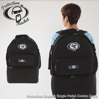 Protection Racket Snare & Bass Drum Pedal Backpack Case  14 x 6.5 in. Black image 5