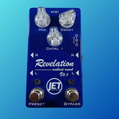 Reverb.com listing, price, conditions, and images for jet-pedals-revelation-reverb-v2