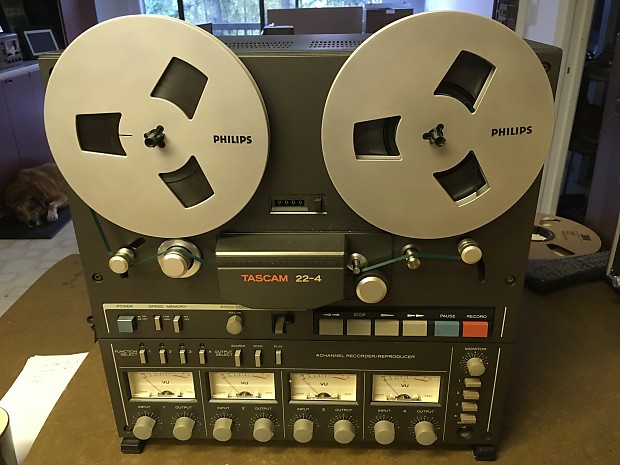 TASCAM 22-4 1980 4 channel 4 track reel to reel tape recorder