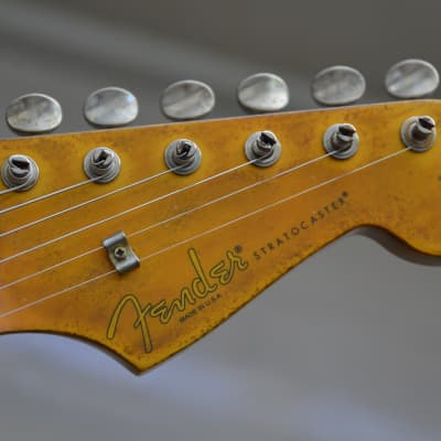 American Stand Fender Stratocaster Custom Heavy Relic Sunburst CS Fat 50's image 16