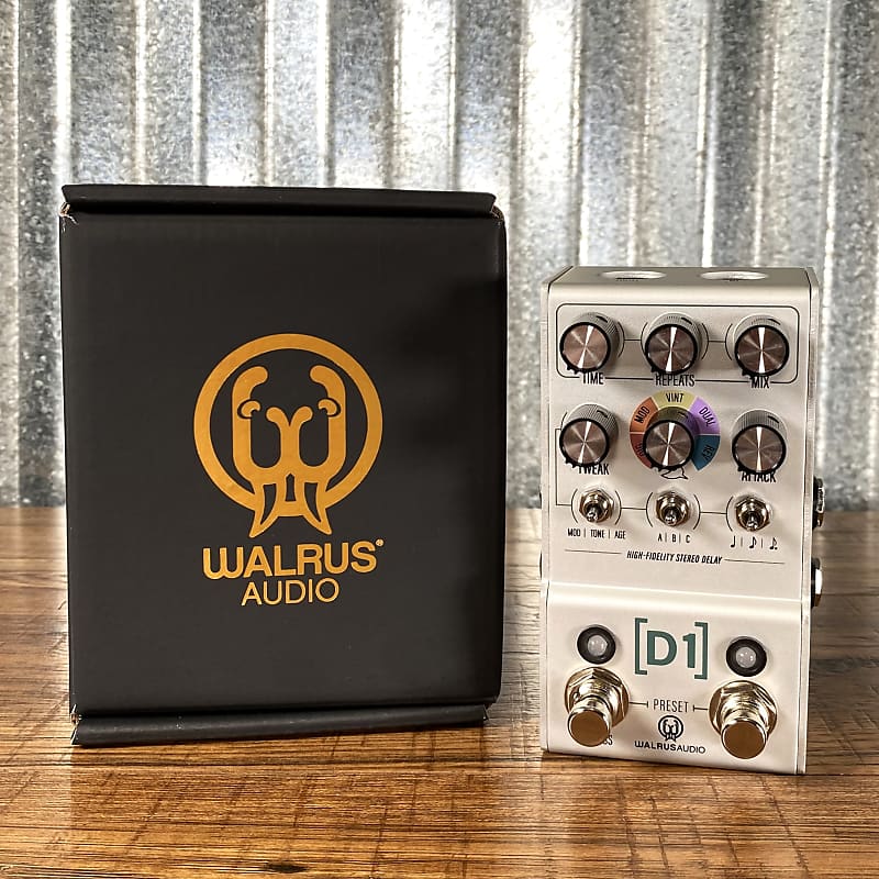 Walrus Audio Mako D1 High-Fidelity Stereo Delay V2 | Reverb