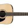 Ibanez AW535NT Artwood Solid Top Dreadnought Acoustic Guitar - Gloss Natural 606559998715 warranty