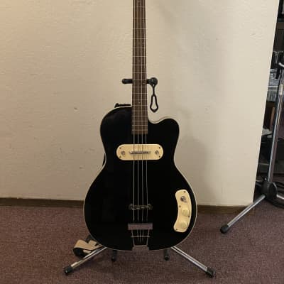 Kay K162V Electric Bass Hollowbody Vintage Reissue 2018 - Black for sale