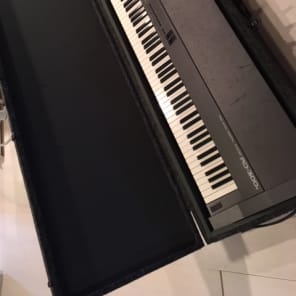 Roland RD-300S  Keyboard Black with 100 watt amp, padded road case and stand image 1