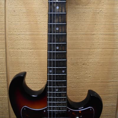 Teisco Global 1960's Electric Guitar Sunburst image 3