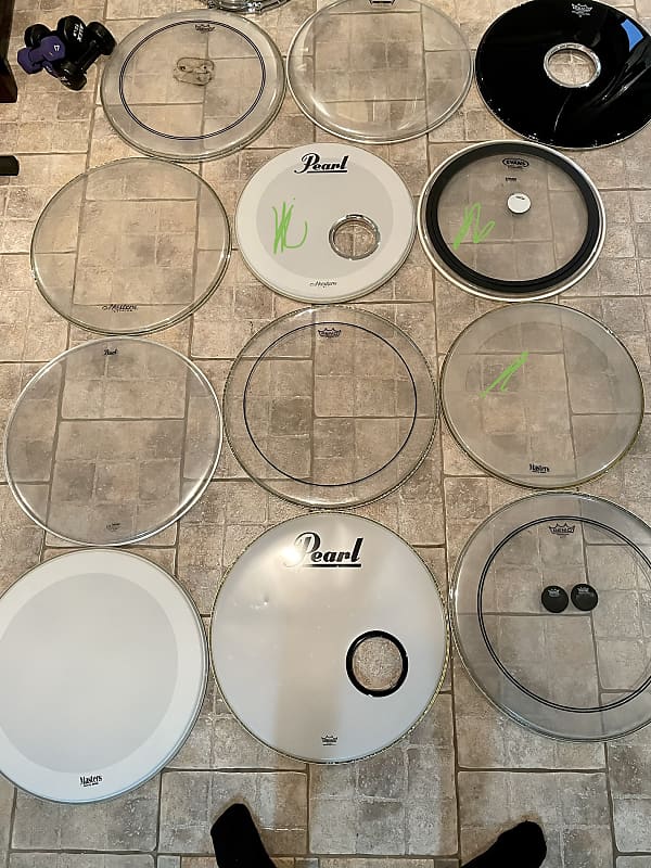 Remo/Evans Bass drum heads Reverb UK