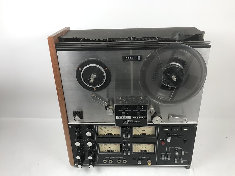 Teac A-2340 4-Channel Stereo Simul-Sync Reel-to-Reel Tape Deck  			