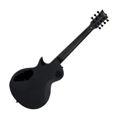 ESP LTD EC-257 7-String Electric Guitar, Black Satin image 2