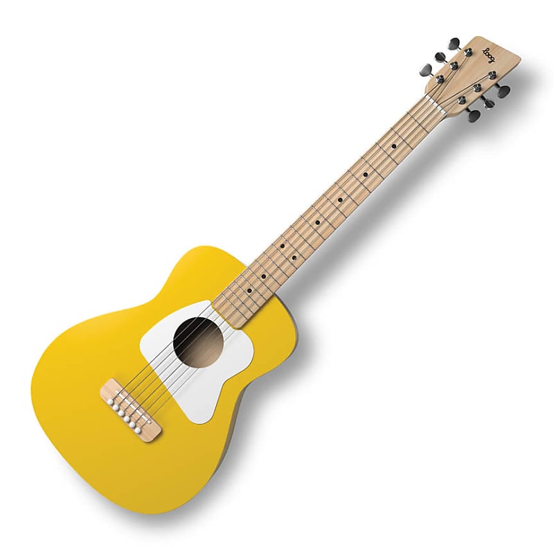 Loog Pro VI 6 String Acoustic Guitar Yellow 329022 850003048291 image 1