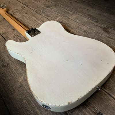 1958 Fender Esquire in See Through Blonde finish with original Tweed hard shell case image 13