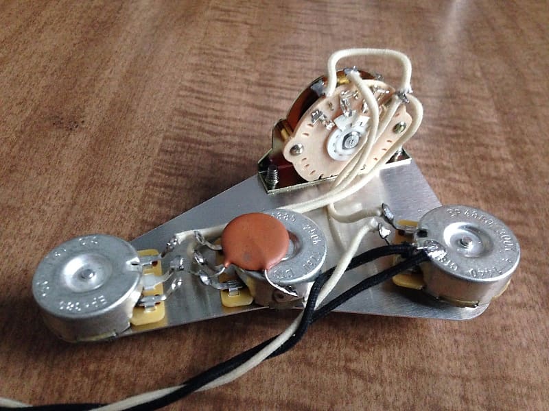Eric Johnson Stratocaster Wiring Harness For Fender Stratocaster 300k CTS .1uf Oak Grigsby 5 Way image 1