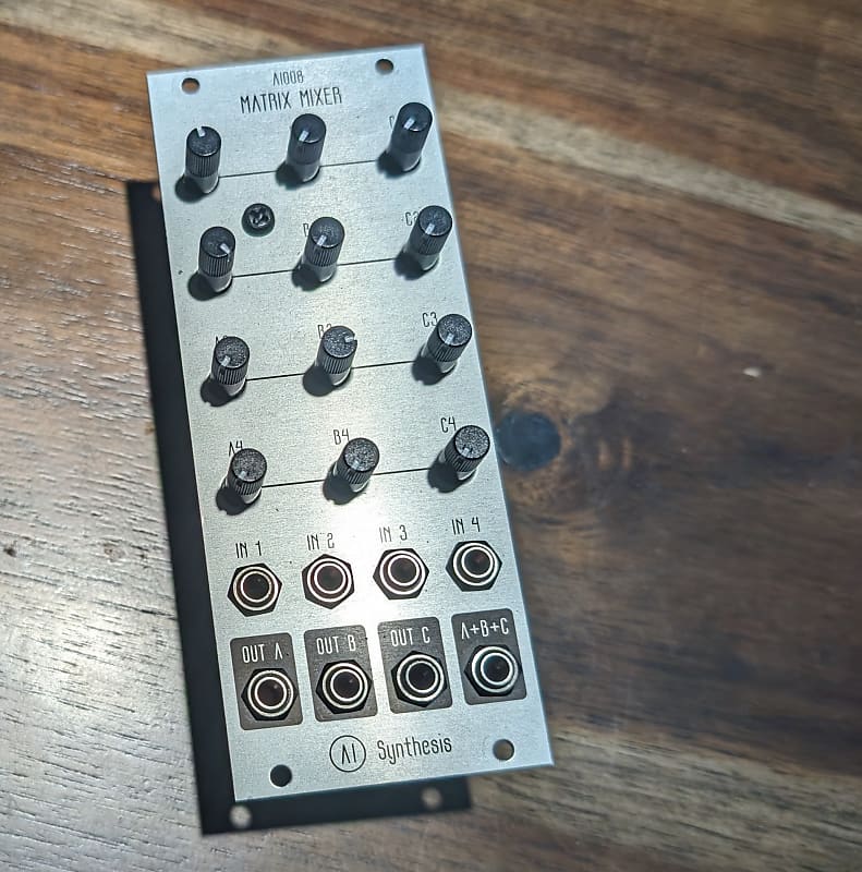 AI Synthesis Ai008 matrix mixer Silver Reverb