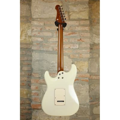 JET GUITARS JS400 OW - Stratocaster HSS Roasted Maple Neck - Olympic White image 18