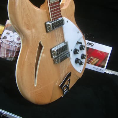 ♚ IMMACULATE ♚ 2005 RICKENBACKER 360-12 Deluxe ♚ MapleGlo ♚ Shark Tooth Inlays ♚ PRO SET UP !♚ 330 ♚ image 13