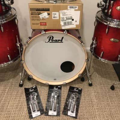 Pearl Session Studio Select Drum Kit 2019 Antique Crimson Burst