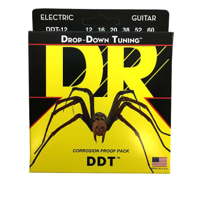 DR DDT 12 Drop Down Tuning Electric Guitar Strings Extra Extra