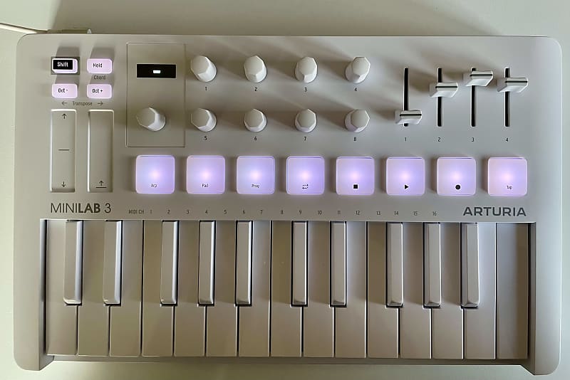 Arturia - MiniLab 3 Alpine White - MiniLab 3 Alpine White