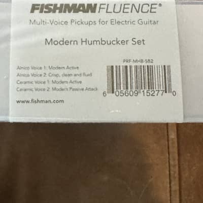 Fishman PRF-MHB-SB2 Fluence Modern Humbucker Pickup Set 2010s - Black image 2