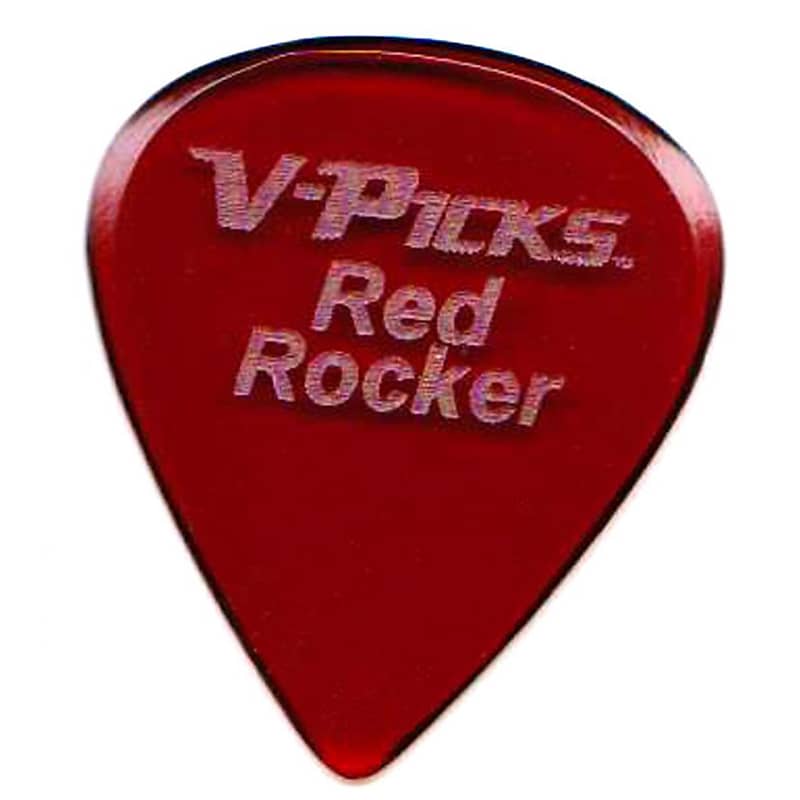 V-Picks Red Rocker RRKR3 3-PACK w/Bonus Deluxe Pick image 1