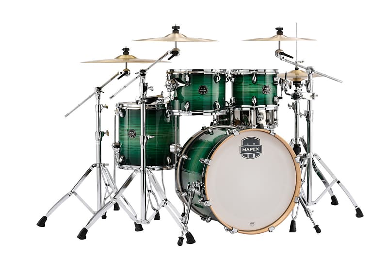 Mapex Armory 5pc Fusion Shell Pack - Emerald Burst image 1