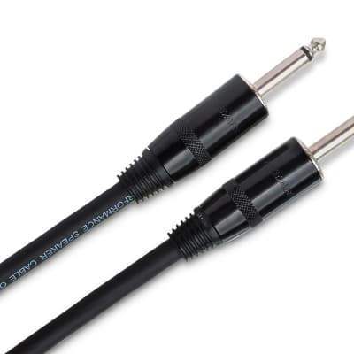 HOSA SKJ Pro Speaker Cables REAN 1/4 Inch TS - (50 Feet) (Black) image 2