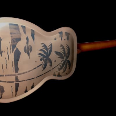Duolian 'O'  'Islander' Resonator Guitar - Antique Copper Finish image 4