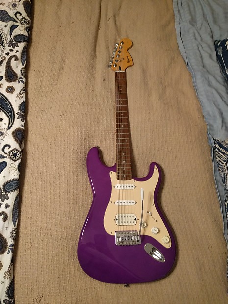 Squier Standard Stratocaster HSS 1999 Purple Reverb