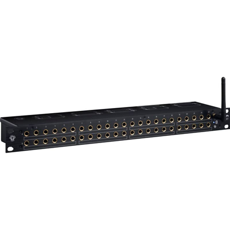 Black Lion Audio PBR TRS-BT 46-Point Gold-Plated TRS Patchbay with Bluetooth (1 RU) image 1