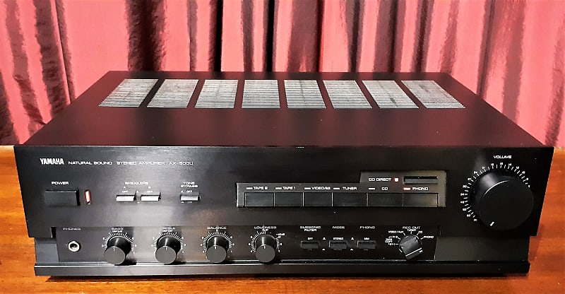 1987 Yamaha AX-500 Stereo Integrated Amplifier image 1