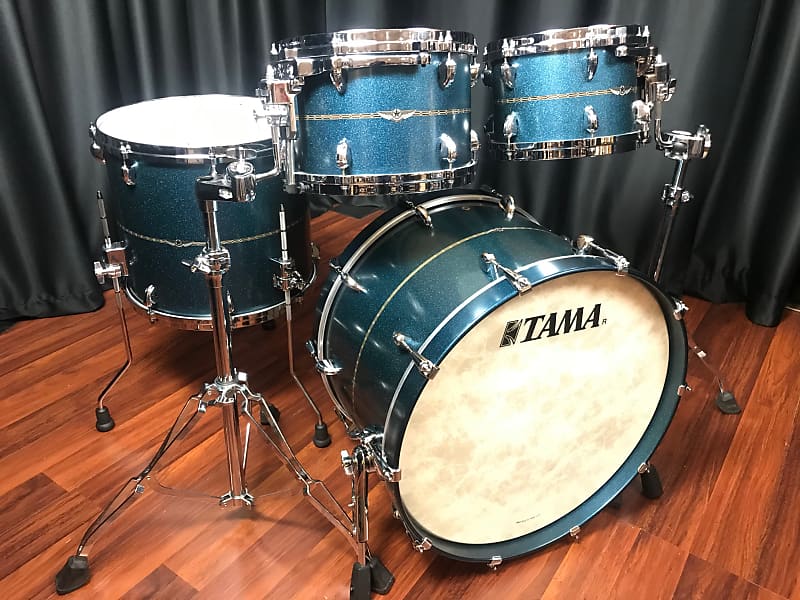 Tama Drums Star Maple Satin Blue Metallic 10, 12, 16, 22 Kit