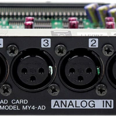 Yamaha MY4-AD 4x XLR Analog IN Interface für 01V 01V96 AW4416 DM1000 image 2