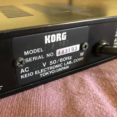 Korg SDD-3000 Digital Delay 1980s - Black image 5