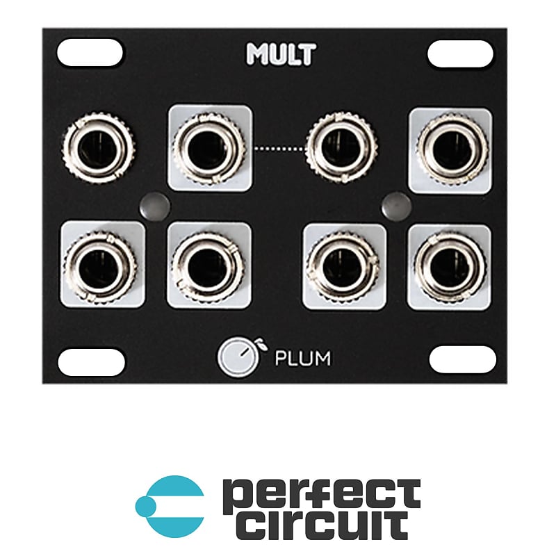 Plum Audio MULT 1U Buffered Multiple (Black) image 1