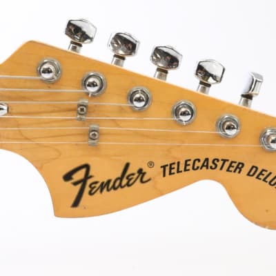 1974 Fender Telecaster Deluxe Natural Electric Guitar w/ Case #45104 image 8