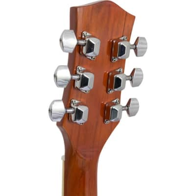 Tiger ACG3 Acoustic Guitar Pack for Beginners, Full Size, Sunburst image 4