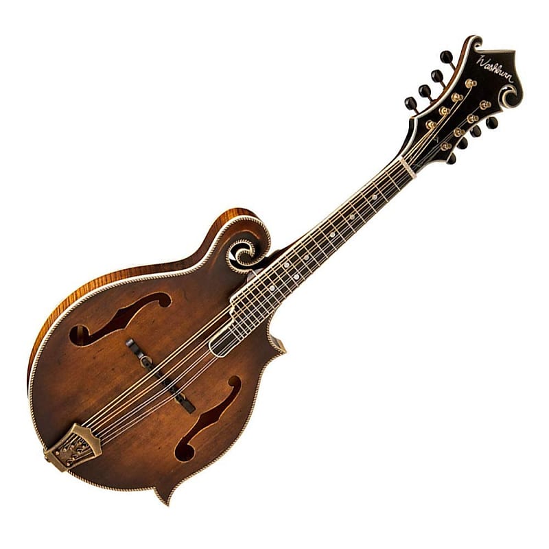 Classic Sunburst F-Style Mandolin Miniature Replica Collectible