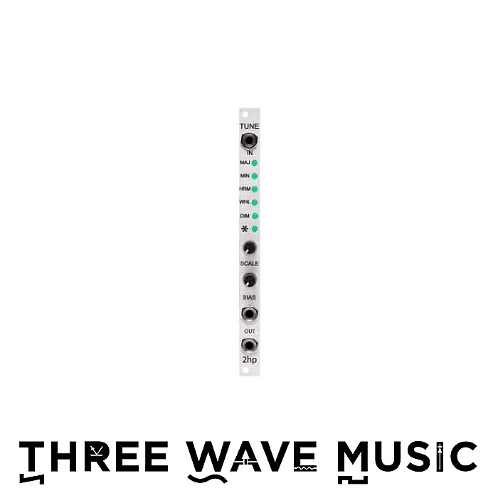 2hp Tune (Silver) - Multi-Scale Pitch Quantizer [Three Wave Music] image 1