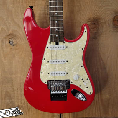 Floyd Rose Discovery Series DST-3 Red Finish S-Style Guitar Used image 1