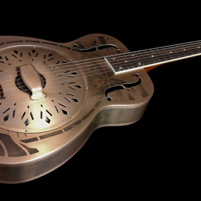 Duolian 'O'  'Islander' Resonator Guitar - Antique Copper Finish for sale