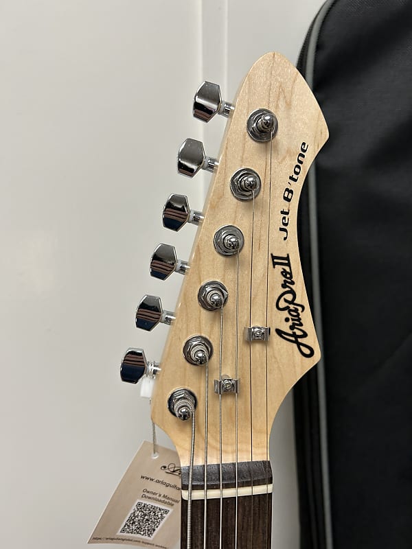 Aria Pro II Jet Baritone Electric Guitar- Black - Brand New Aria Pro II Jet Baritone Electric Guitar- Black - Brand New