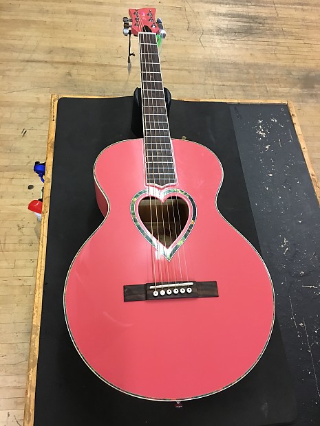 Jj heart pink guitar new arrivals