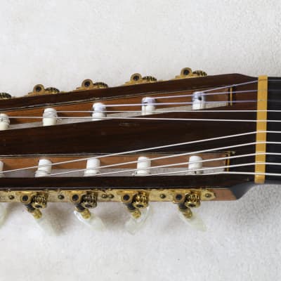 RARE 1989 Michael Menkevich Custom 10-String Classical Harp Guitar, Spruce/Brazilian, w/Case image 8