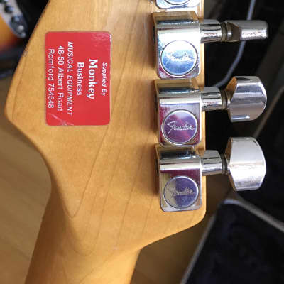 Fender  "Dan Smith" Stratocaster are 1983 3-Color Sunburst w/ Maple Fretboard image 9