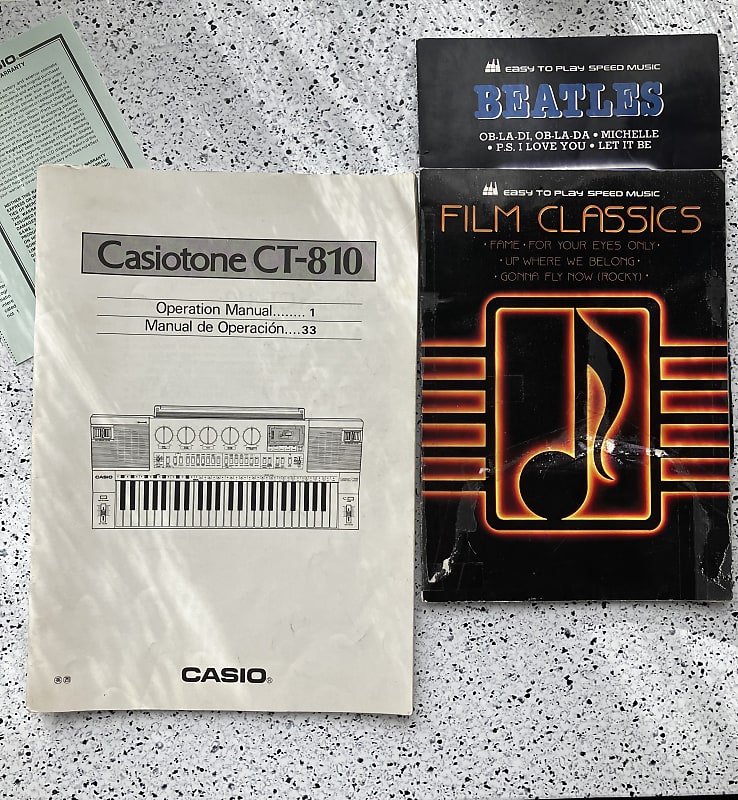 Casio Casiotone CT-810