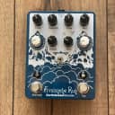 EarthQuaker Devices Avalanche Run Stereo Reverb & Delay with Tap Tempo 2016 - 2017 Blue Sparkle / White Print