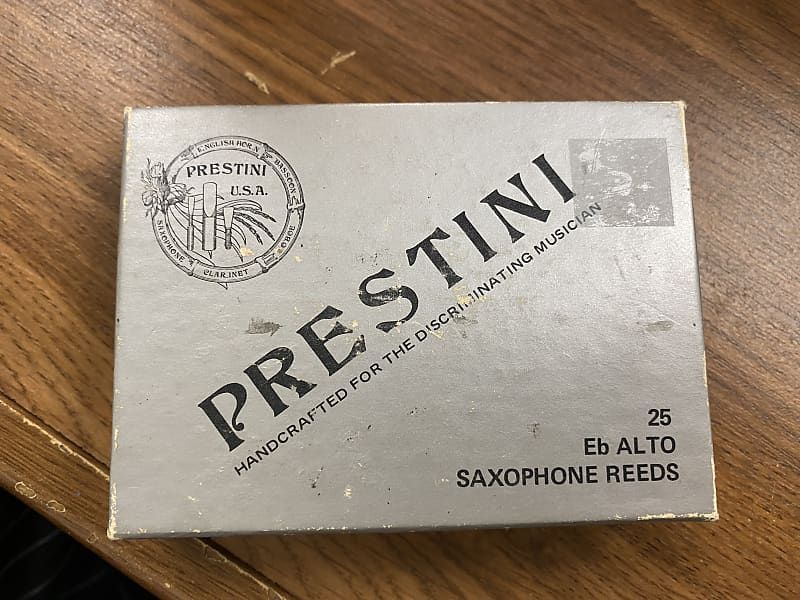 Prestini Eb 1 1/2 alto sax reeds Reverb