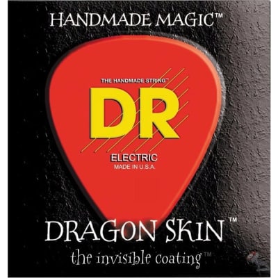 DR Strings Dragon Skin Clear Coated Electric Guitar Strings: Medium 10-46 image 1